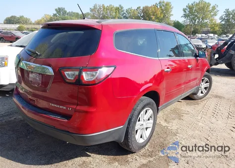 2014 Chevrolet Traverse 2Lt из США, поврежденный, VIN 1GNKRHKD1EJ170566